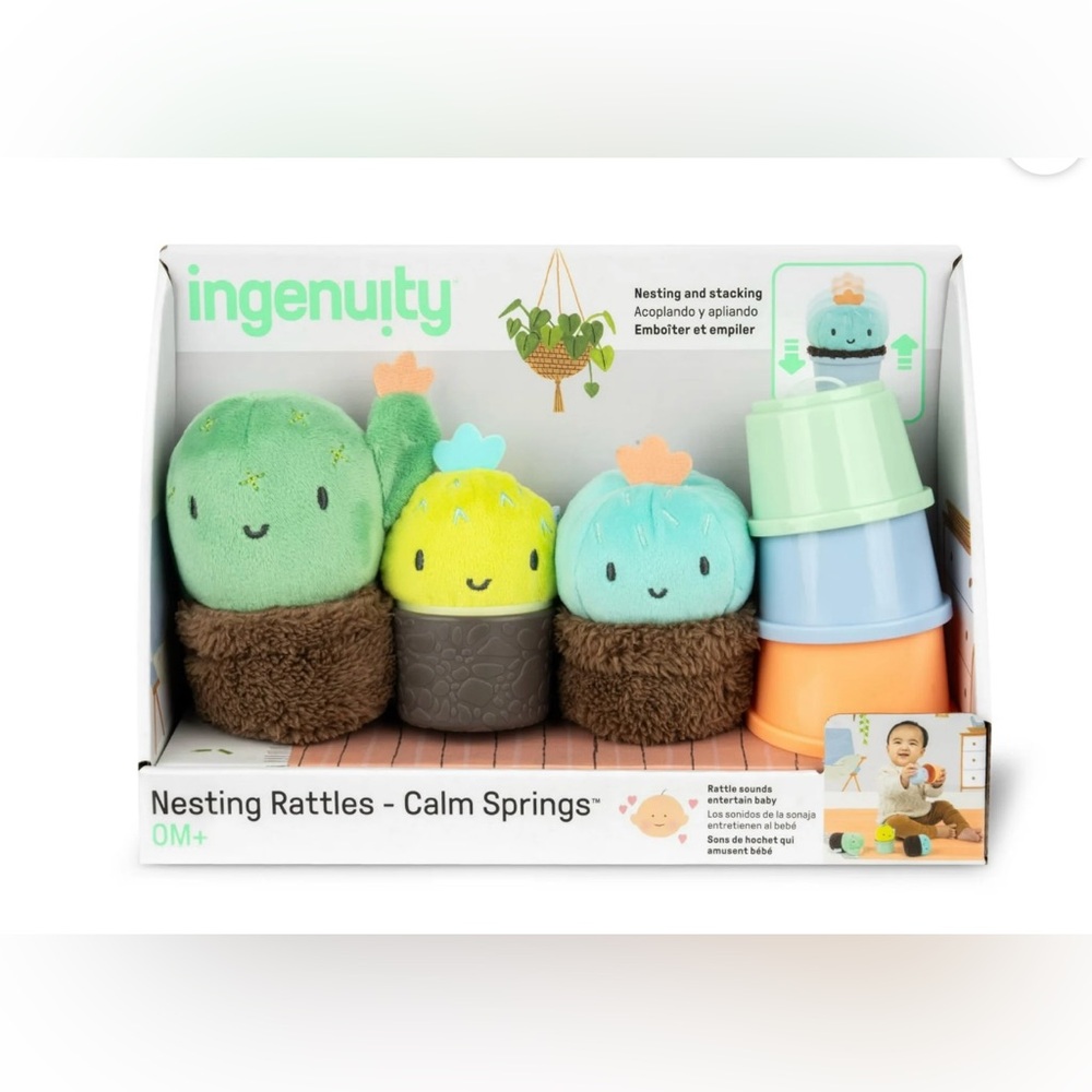 Ingenuity Nesting Rattles - Calm Springs